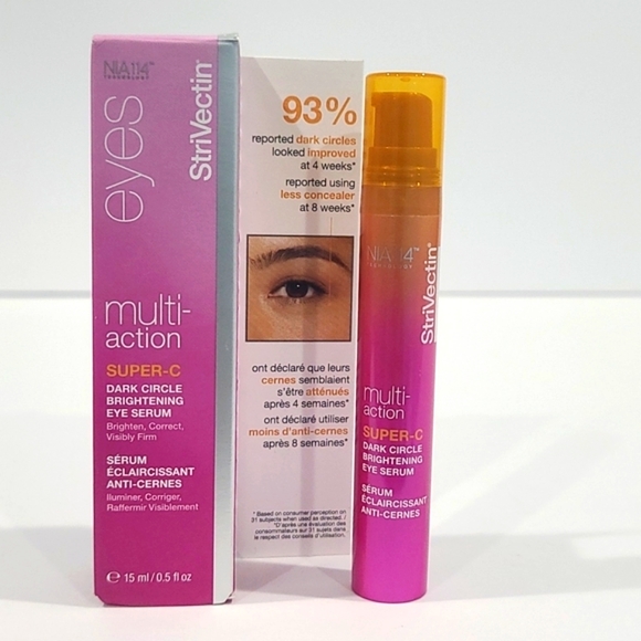 NIB ✅ StriVectin  Super-C Dark Circle Brightening Eye Serum 15mL ✨ NEW IN BOX - Picture 5 of 7
